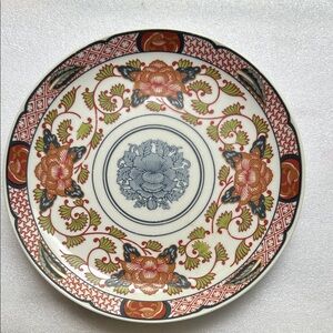2 “Peony” Authentic Reproduction of 19th Century Japanese Porcelain circa 1825